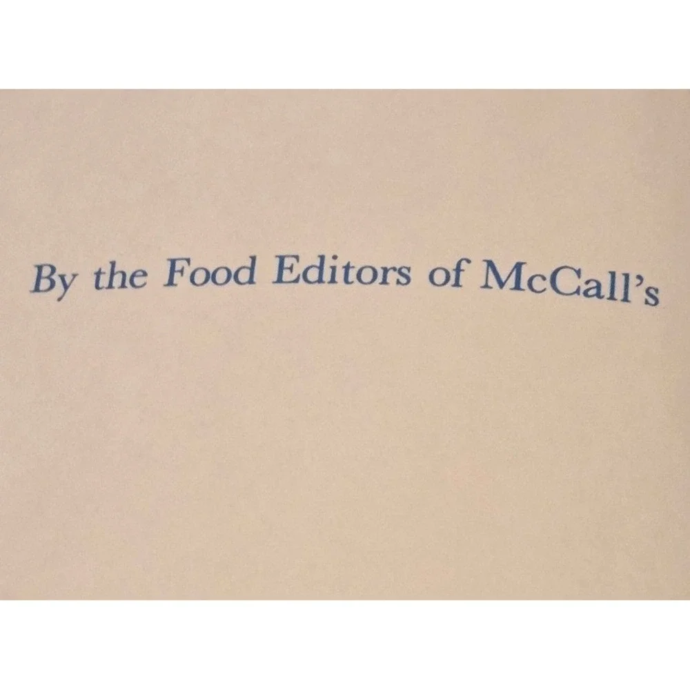McCall's Cook Book Vintage 1963 Hardcover Blue Retro Recipes 13th Printing